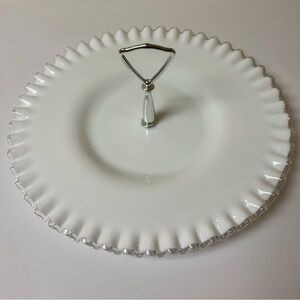 RARE Vintage Fenton Glass Platter